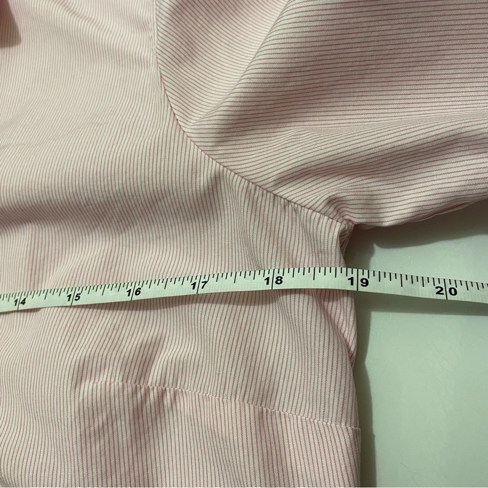 Haberdashery J. Crew 100% Cotton Pink Stripes Collar Button Up Shirts, S - Picture 7 of 8